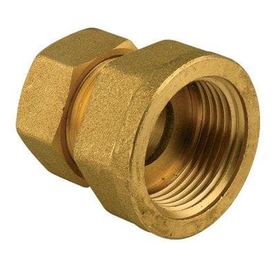 Stringitubo Filetto Femmina per Rame Ottone 14 mm x ½ F 10 Pezzi - 2