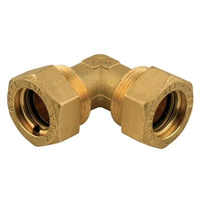 Gomito Stringitubo per Rame Ottone 12 mm 10 Pezzi - 2
