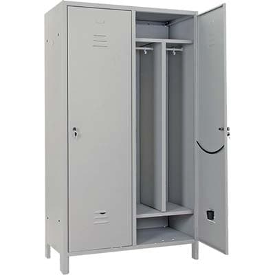 Armadio Sporco Pulito Scarpiera Montato Prometal Vern Grigio Posti 2 H.mm - 2