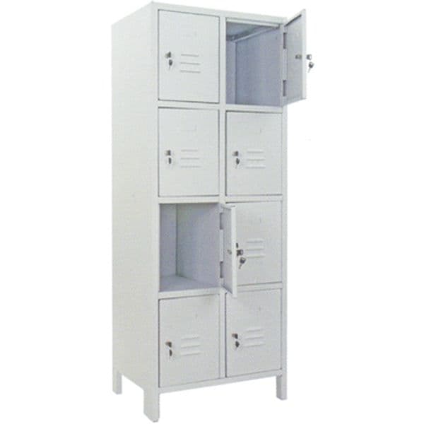 Armadio Casellario Montato Prometal Vern Grigio Posti 8 H.mm 1795 mm - 2