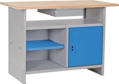 BANCO DA LAVORO SMONTATO PROMETAL  PIANO LEGNO H.MM 840 MM 1200X600