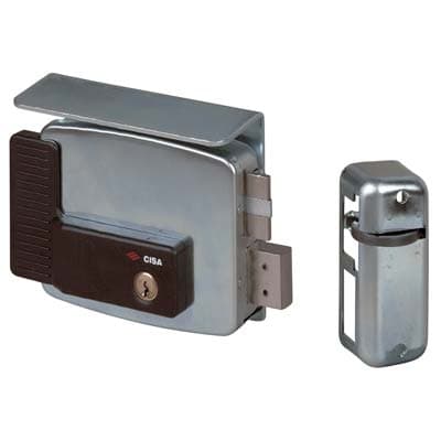Serratura Metallo Applicare Elettrica 11761 Cisa Zinc C.tondo Fisso 8210335 - 2