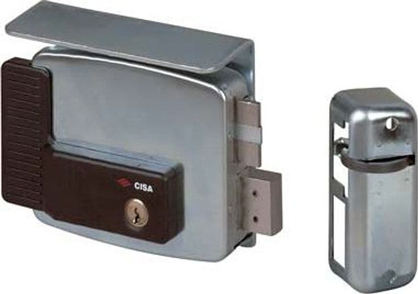 Serratura Metallo Applicare Elettrica 11761 Cisa Zinc C.tondo Fisso 8210336 - 2