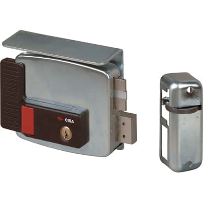 Serratura Metallo Applicare Elettrica 11771 Cisa Zinc C.tondo Fisso 8210370 - 2