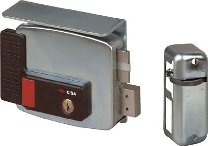 Serratura Metallo Applicare Elettrica 11771 Cisa Zinc C.tondo Fisso 8210371 - 2