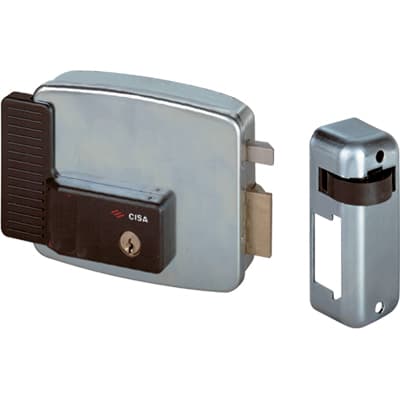 Serratura Metallo Applicare Elettr 11921 Int Cisa Zincata C.tondo 8210386 - 2