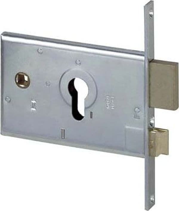Serratura Metallo Infilare 44120 Cisa B.q Zinc F.mm 16 F.sagom M2 con Scr - 2