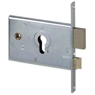 Serratura Metallo Infilare 44120 Cisa B.q Zinc F.mm 16 F.sagom M2 con Scr - 2