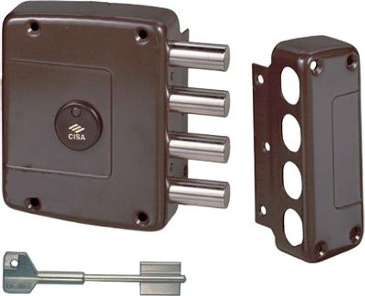 Serratura Legno Applicare 57152 Cisa Dm M4 E.mm 64 Sx - 2