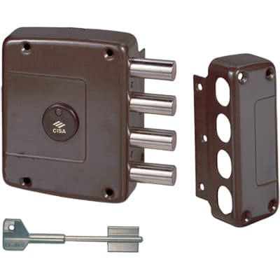 Serratura Legno Applicare 57152 Cisa Dm M4 E.mm 64 Sx - 2