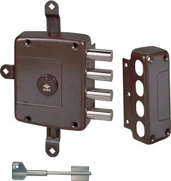 Serratura Legno Applicare 57172 Cisa Dm M4 Quint E.mm 63 Dx