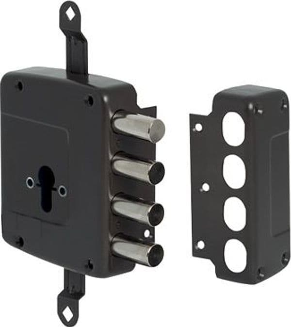 Serratura Legno Applicare 56162 Cisa F Sag M2 Trip E.mm 63 Dx - 2