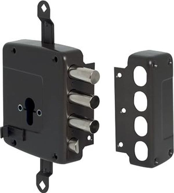 Serratura Legno Applicare 56167 Cisa F Sag M2 Scr con Trip E.mm 63 Dx - 2