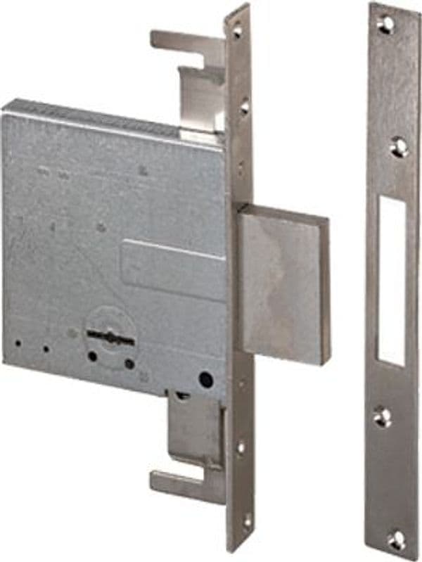 Serratura Metallo Infilare 57015 Cisa B.q Zinc F.mm 25 Dm M4 H.mm 114 E.mm