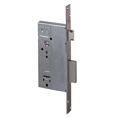 Serratura Metallo Infilare 57211 Cisa B.q Zinc F.mm 22 Dm M2 con Scr E.mm - 2