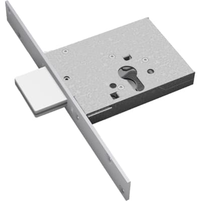 Serratura Metallo Infilare 2051 Securemme B.q Zinc F.mm 25 F.sagom M3 H.mm - 2