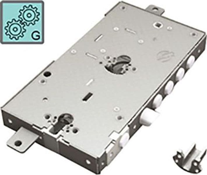 Serratura Metallo Applicare 2681 Securemme Doppio F.sag M3 Tripl con Scr - 2