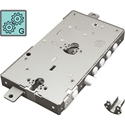 Serratura Metallo Applicare 2681 Securemme Doppio F.sag M3 Tripl con Scr - 2