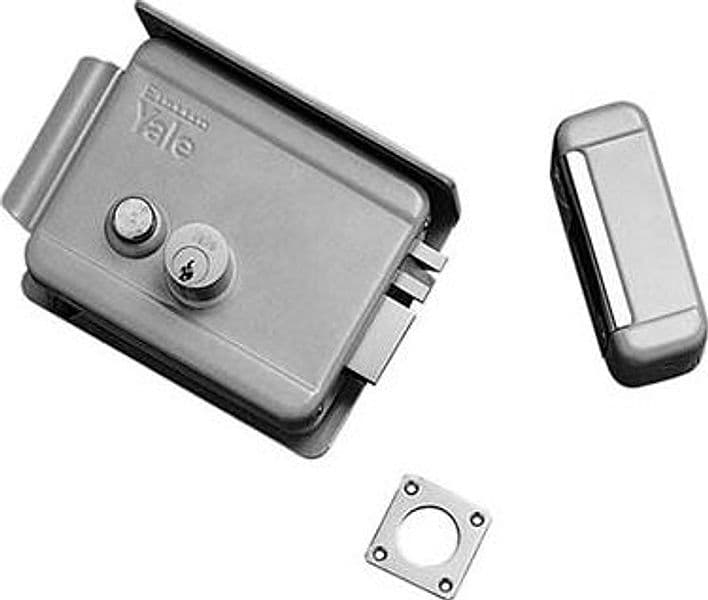 Serratura Cancello Applicare Elettrica 688 Yale Vern C.tondo Fisso 8213656 - 2