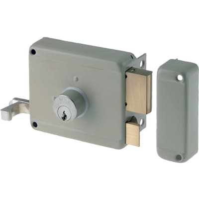 Serratura Legno Applicare 630 Yale C.tondo Fisso M2 con Tirante E.mm 40 Dx - 2