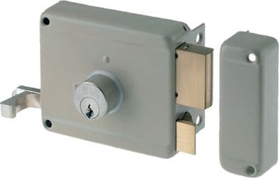 SERRATURA LEGNO APPLICARE 630 YALE  C.TONDO FISSO M2+TIRANTE E.MM 40 SX