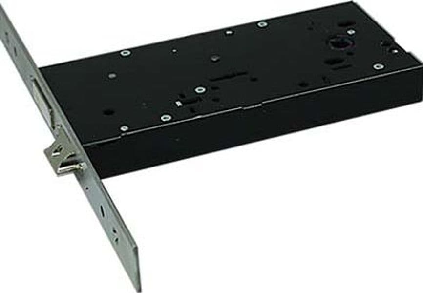 Serratura Metallo Infilare 5930 Omec B.q Inox F.mm 25 Dm M4 con Scr H.mm - 2