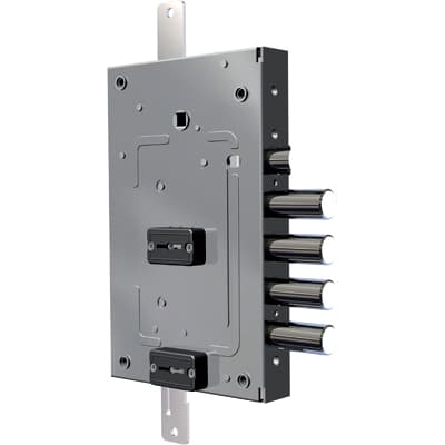 Serratura Metallo Applicare 2756 Cr Dm con Dm M4 Tripl con Scr Ip.mm 28 - 2