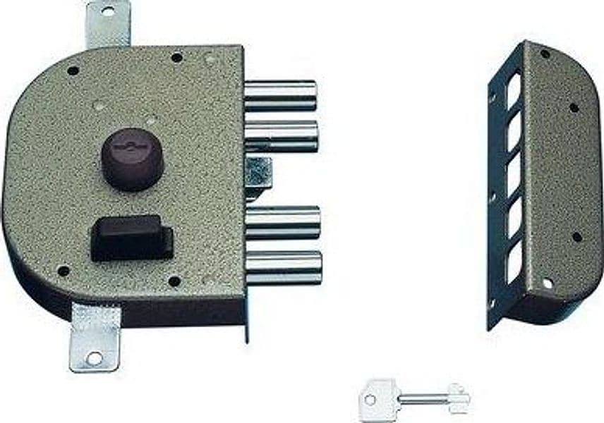 Serratura Legno Applicare 3250 Cr C.pompa M4 Tripl con Scr E.mm 60 Sx - 2