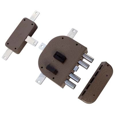 Serratura Legno Applicare 2350 Plus Cr Dm M4 Quint con Scr E.mm 60 Sx - 2