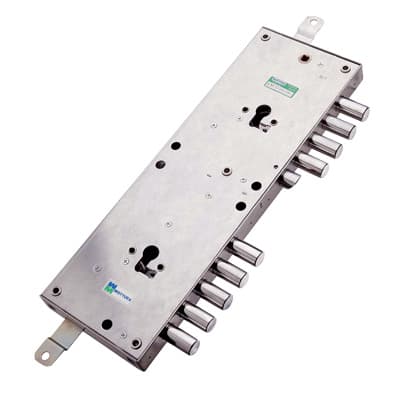 Serratura Metallo Applicare 85574 Mottura Doppio F.sagom M2 Tripl con Scr - 2