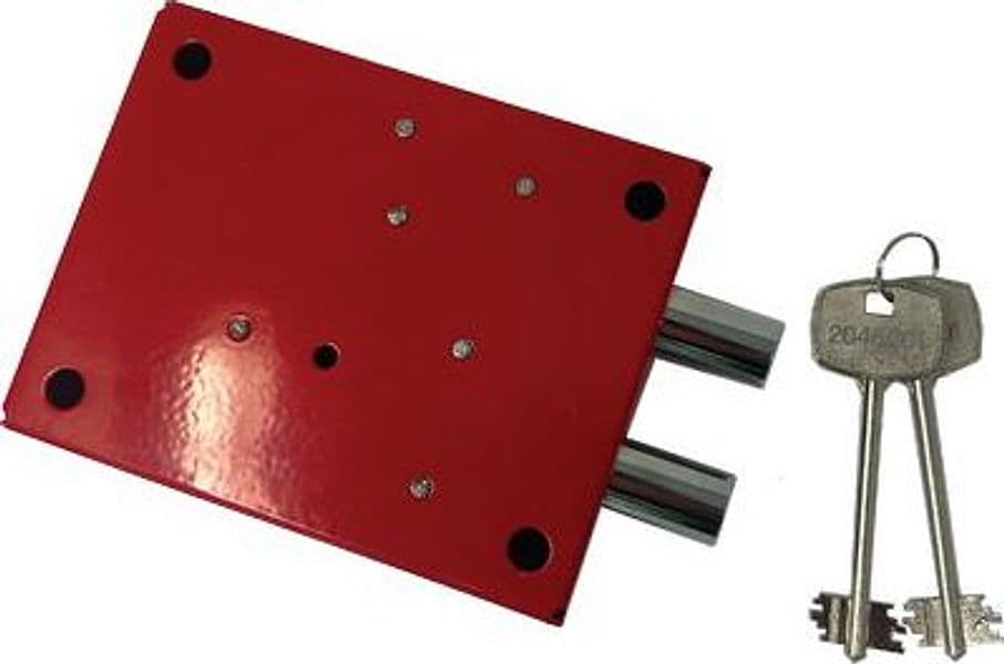 Serratura Armadio Porta Fucili Classic Effe 2 3 5 Posti con 2 Chiavi - 2