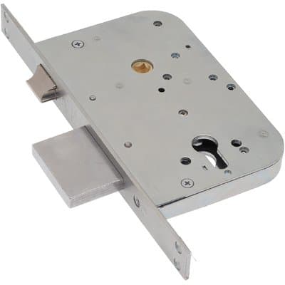 Serratura Metallo Infilare 610 Y Sab B.q Zinc F.mm 25 F Sag M3 con Scr E.mm - 2