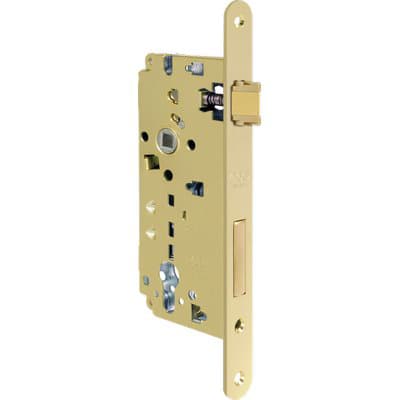 Serratura Legno Infilare 80851 Agb B.t Ottonato F.mm 22 F.sagom M2 con Scr - 2