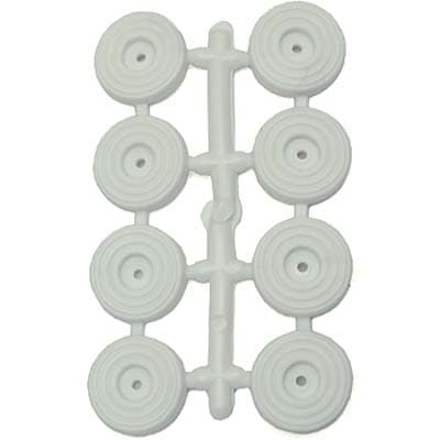 Gommino Sottosedia Pronty Bianco con Vite Ø 25 mm 8 Pezzi - 2