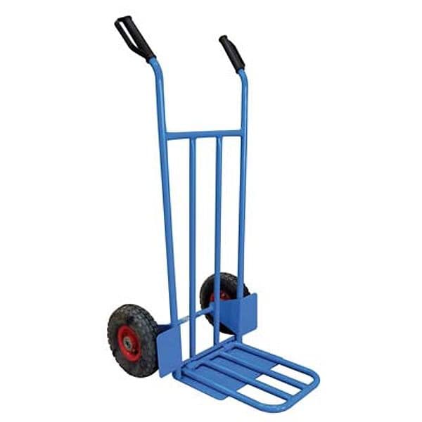 Bravetta Carrello Portacasse con Sponda Workit Pneum. Mm 255X75 D.metallo - 2