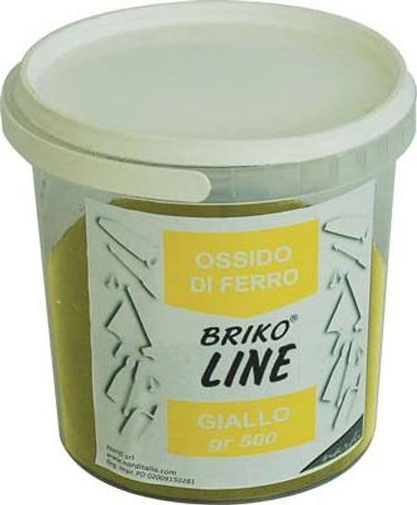 Ossido Sintetico Briko Line Giallo Fiore 500 g 6 Pezzi - 2