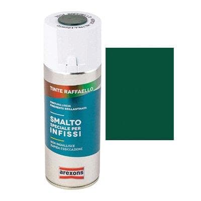 Smalto Spray Tinta Raffaello Arexons 3204 Verde Metallizzato 400 ml 6 Pezzi - 2