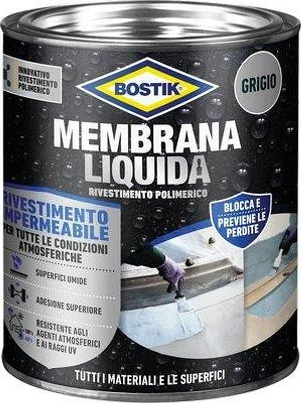 Bostik Membrana Liquida Grigio Kg 1 - 2
