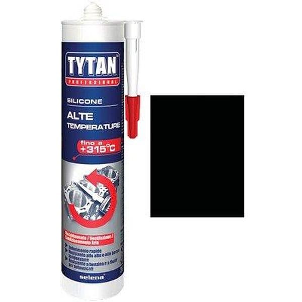 Silicone Alte Temperature Tytan Nero 300 ml 3 Pezzi - 2