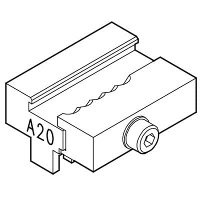 Adattatore A20 per Duplicatrice Triax Silca - 2