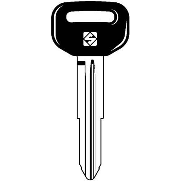 Chiave Auto Daihatsu DH4RP Silca Acciaio Nichelato 5 Pezzi - 2