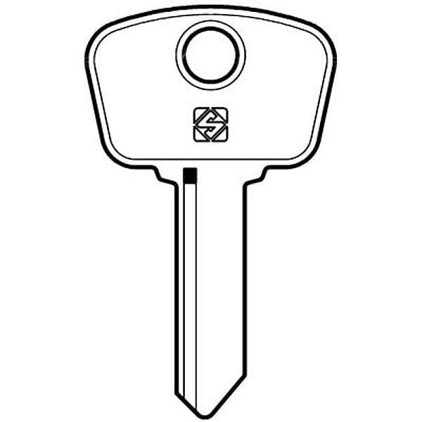 Chiave Auto Safe Giobert AF5B Silca Acciaio Nichelato 10 Pezzi - 2