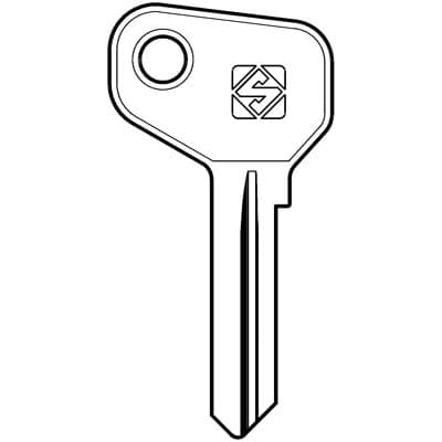 Chiave Auto Safe Giobert AF7C Silca Acciaio Nichelato 10 Pezzi - 2