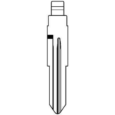 Chiave Flip Auto Honda HON58RCH Silca Ottone Nichelato - 2