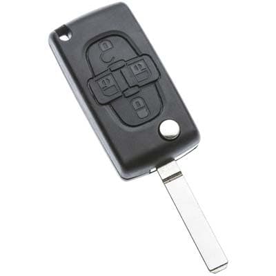 Guscio Chiave Auto Peugeot VA2CRS7N Silca Pulsanti 4 - 2
