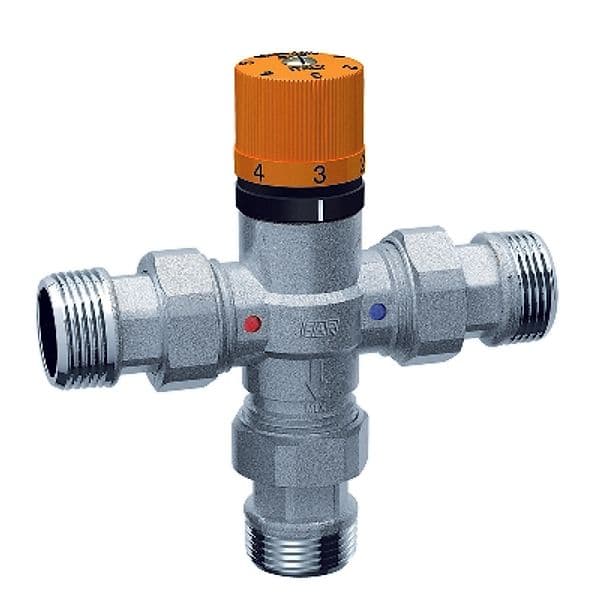 Rubinetto Miscelatore Termostatico per Impianti Solari Far 11 x 4 - 3
