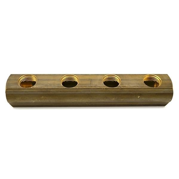 Collettore da Barra FF 3/4 Giallo 6 Vie S.f - 3