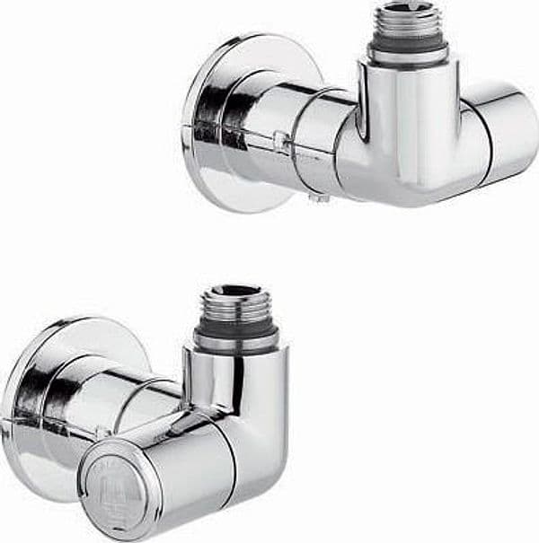 Valvola Termostatizzabile + Detentore Doppia Squadra Calef 1/2 323 a 400300 - 2