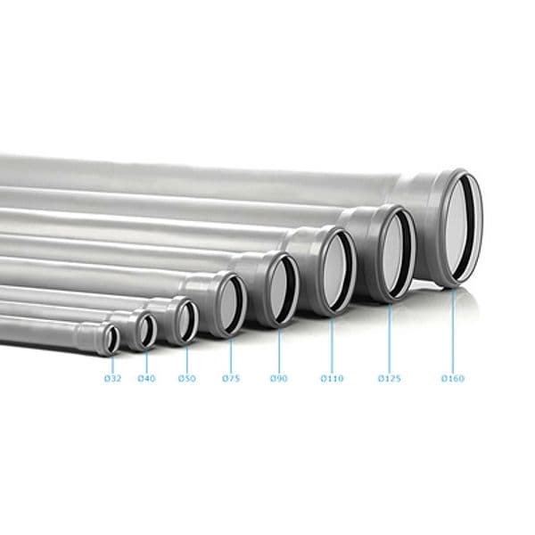 Tubo Htem 1 Bicchiere PP3 Valsir Ø 75 Lungh 1500