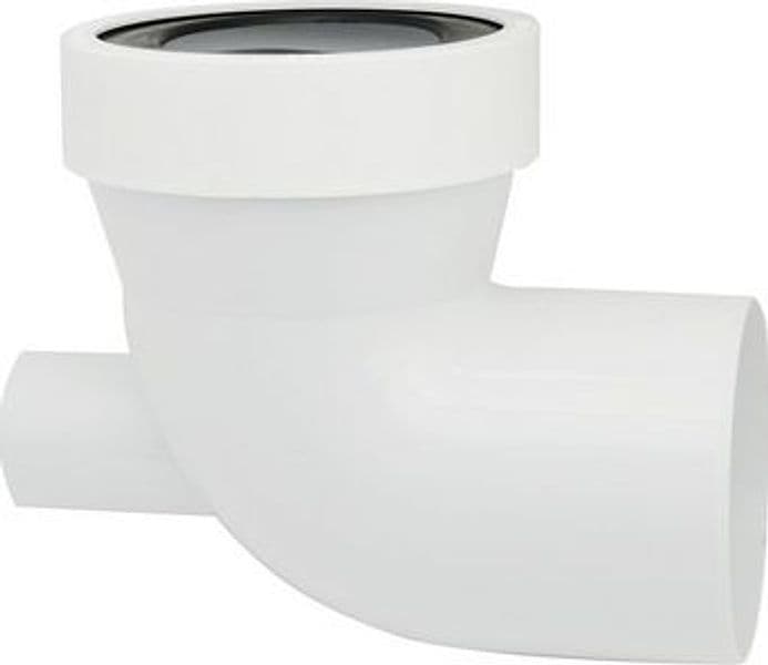 Prolunga WC Corta Maschio con Guarnizione di Tenuta Troppo Pieno Dh - 3
